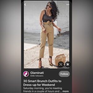 NWT PAPER BAG PANT- Boundless North-size 26 (size 4)